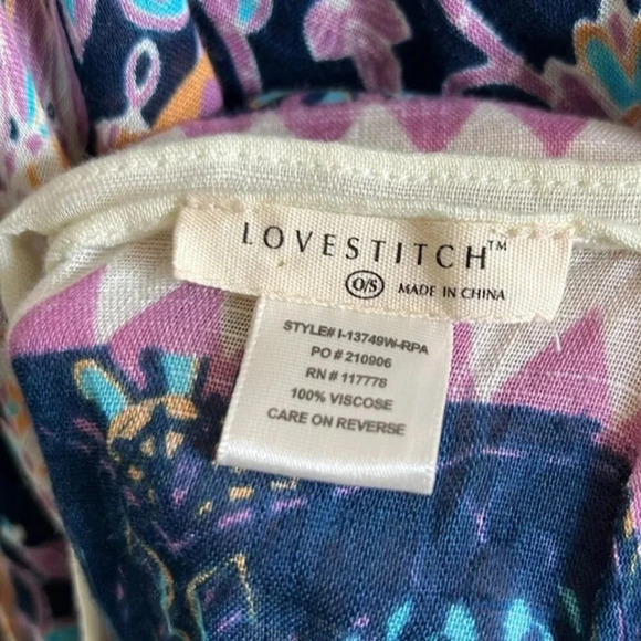 Lovestitch Hailee Floral Wrap Kimono one size - Picture 4 of 9